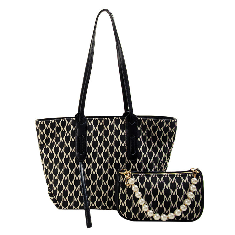 Large Capacity Fashion Tote Bag | Trendy Underarm Shoulder Bag for Women