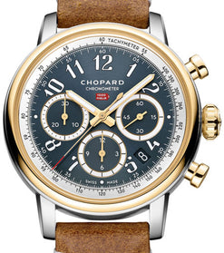 chopard mille miglia classic chrongraph stainless steel & 18k yellow gold men's watch