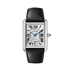 cartier tank must de cartier stainless steel men's watch