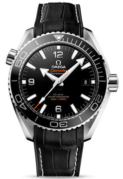 omega seamaster planet ocean stainless steel & ceramic men's watch
