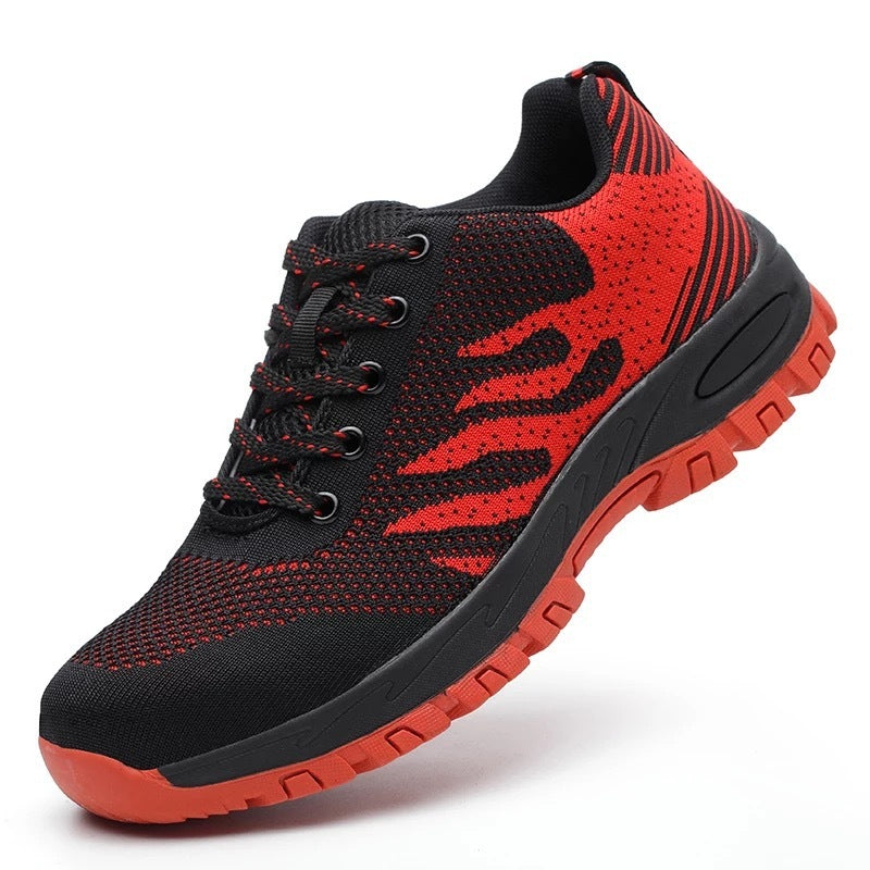 Men’s Summer Safety Shoes – Anti-Smash Protective Work Sneakers