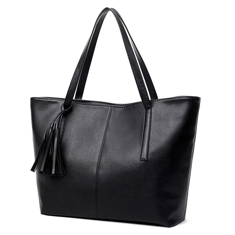 New Textured Large-Capacity Tote Bag – Fashion Women’s Shoulder Handbag