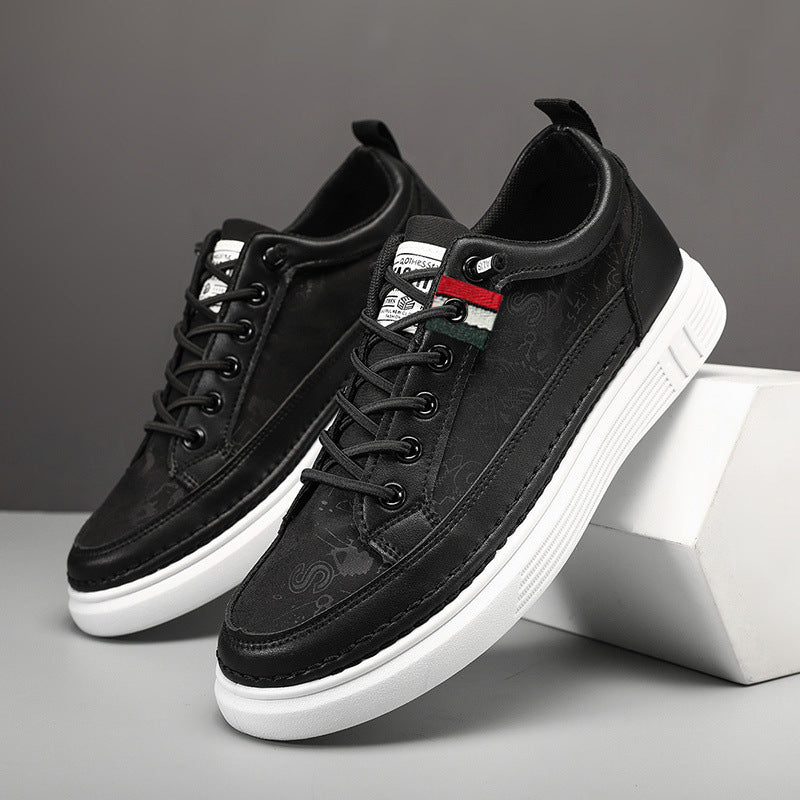 Men’s Casual Canvas Shoes – High-End Versatile Bandage Sneakers