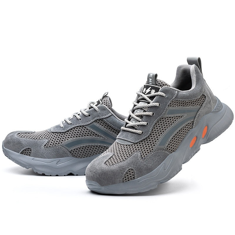 Men’s Summer Work Safety Shoes – Breathable Anti-Smash, Non-Slip Design