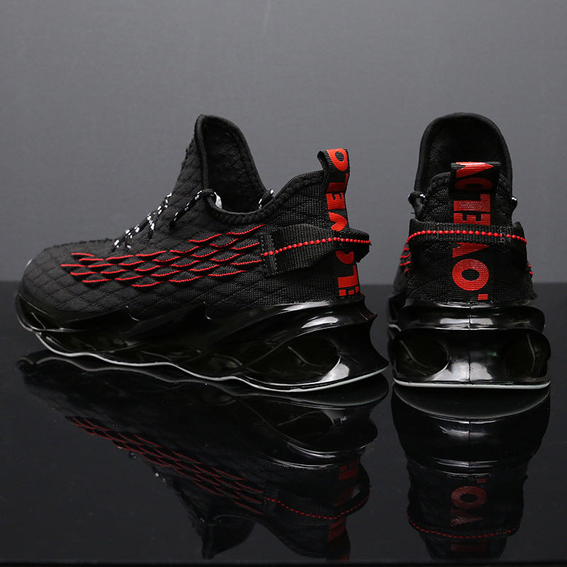 Men’s Breathable Flyknit Sneakers – Fashion Personality Casual Shoes