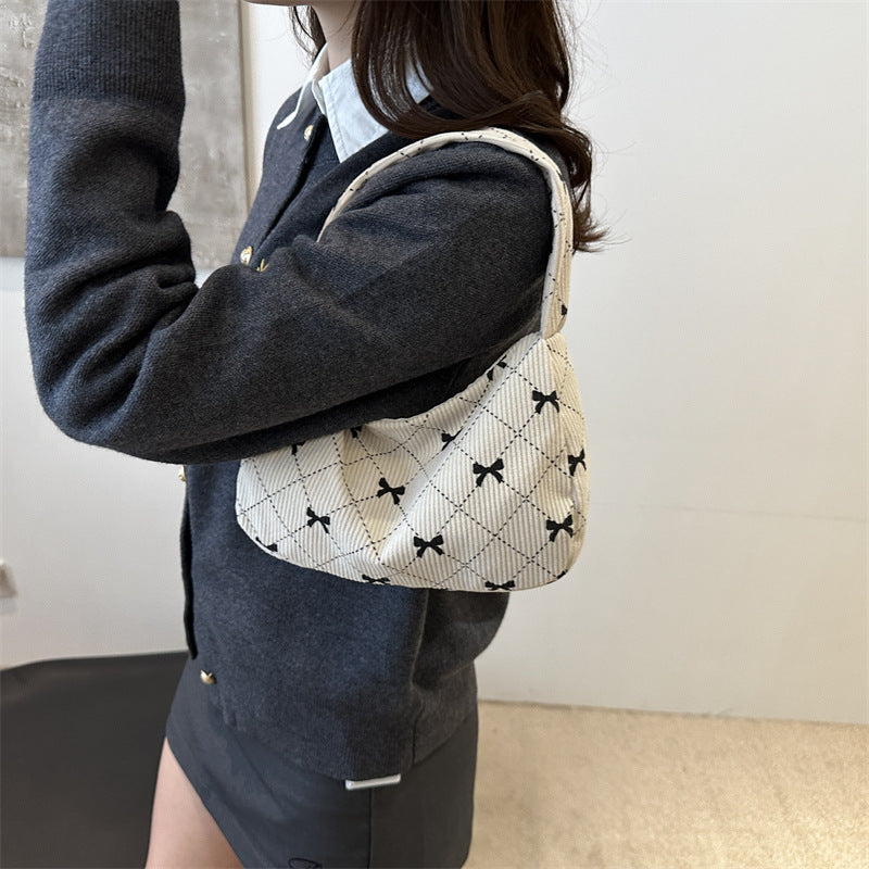 Women’s Corduroy Handbag – Stylish Cloth Carry Bag