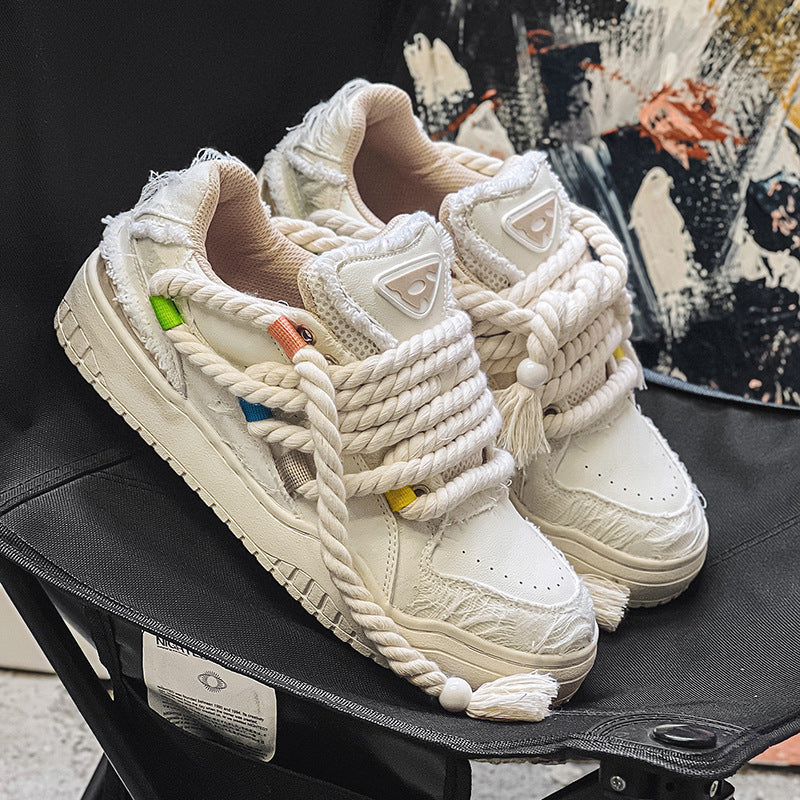 Men’s Fashion Shoes – Hong Kong Style Retro Trend Minority Sneakers