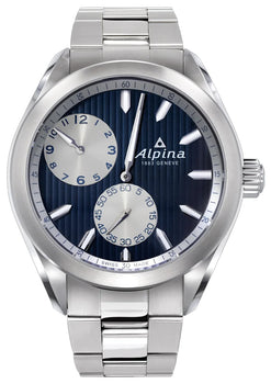 alpina alpiner regulator stainless steel men's watch
