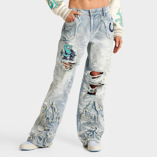Women's Smoke Rise Alex Wide-Leg Rigid Denim Pants
