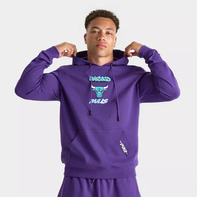 Men's Pro Standard Chicago Bulls Grape Pullover Hoodie