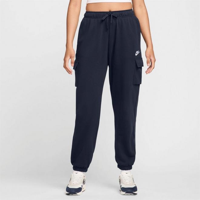 Women's Nike Sportswear Club Fleece Mid-Rise Oversized Cargo Sweatpants