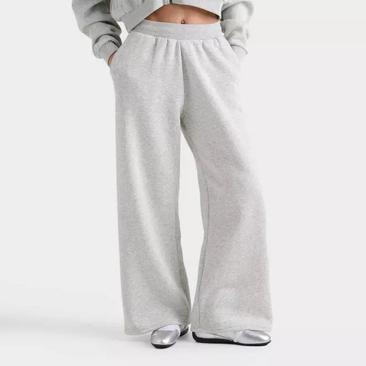 Women's DAILYSZN Fleece Wide Leg Jogger Pants