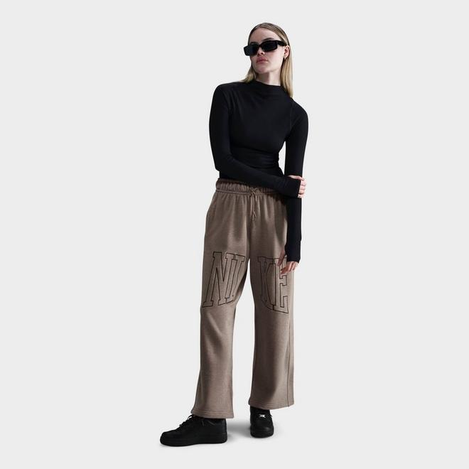 Women's Nike Sportswear Mid-Rise Oversized Open-Hem French Terry Pants