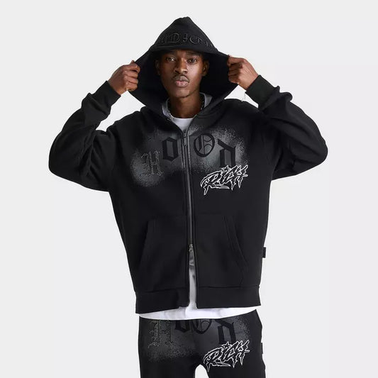 Men's Hoodrich Iron Oversized Full-Zip Hoodie