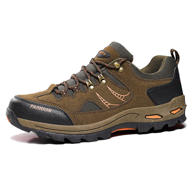 Men’s Low-top Hiking Shoes – Outdoor Non-slip Velvet Trekking Boots