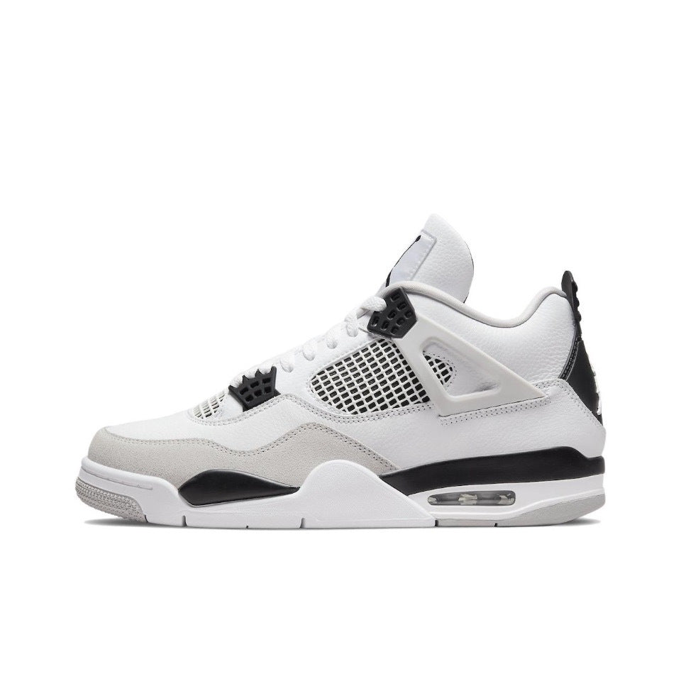Nike Air Jordan 4 Retro Oxidized Shoes White Neutral Grey Black