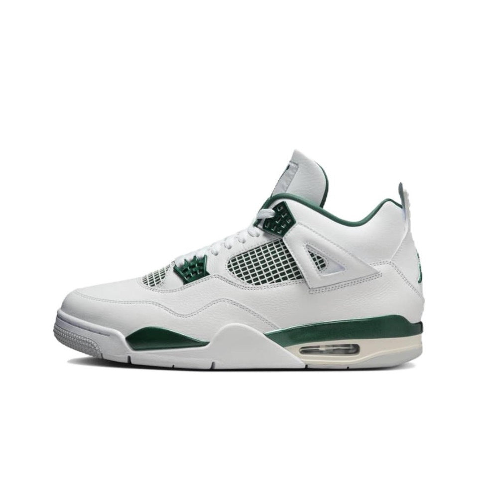 Nike Air Jordan 4 Retro Oxidized Shoes White Neutral Grey Oxidized Green
