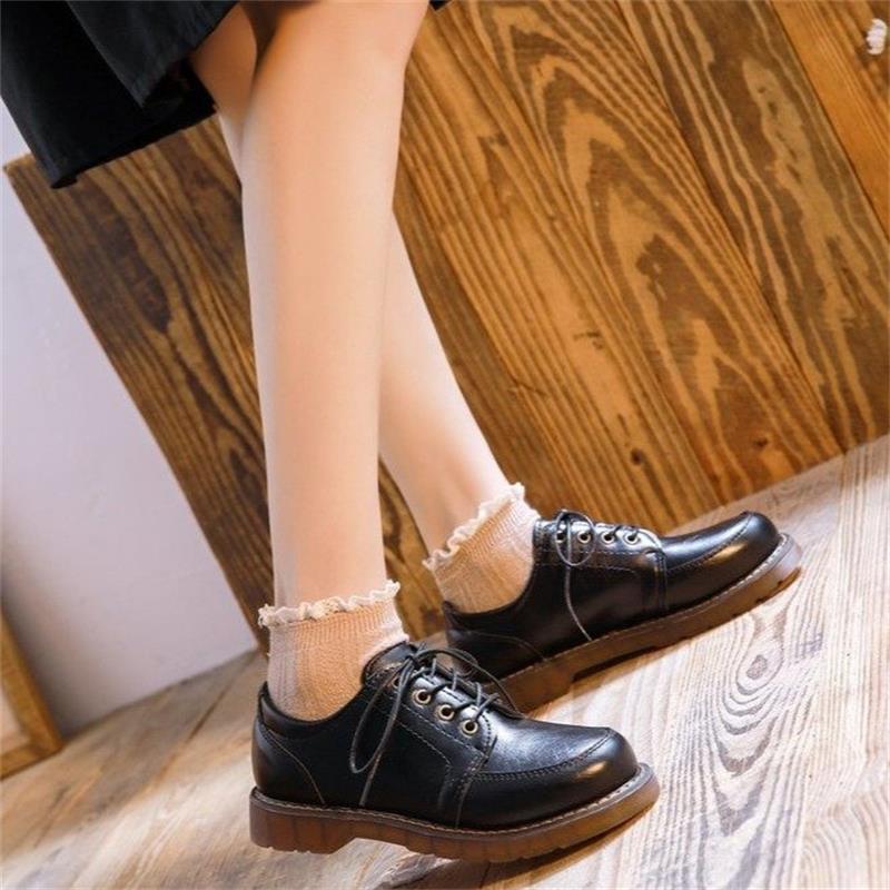 Women's Retro Mary Jane Shoes | Preppy Style Dress Shoes with Vintage Charm