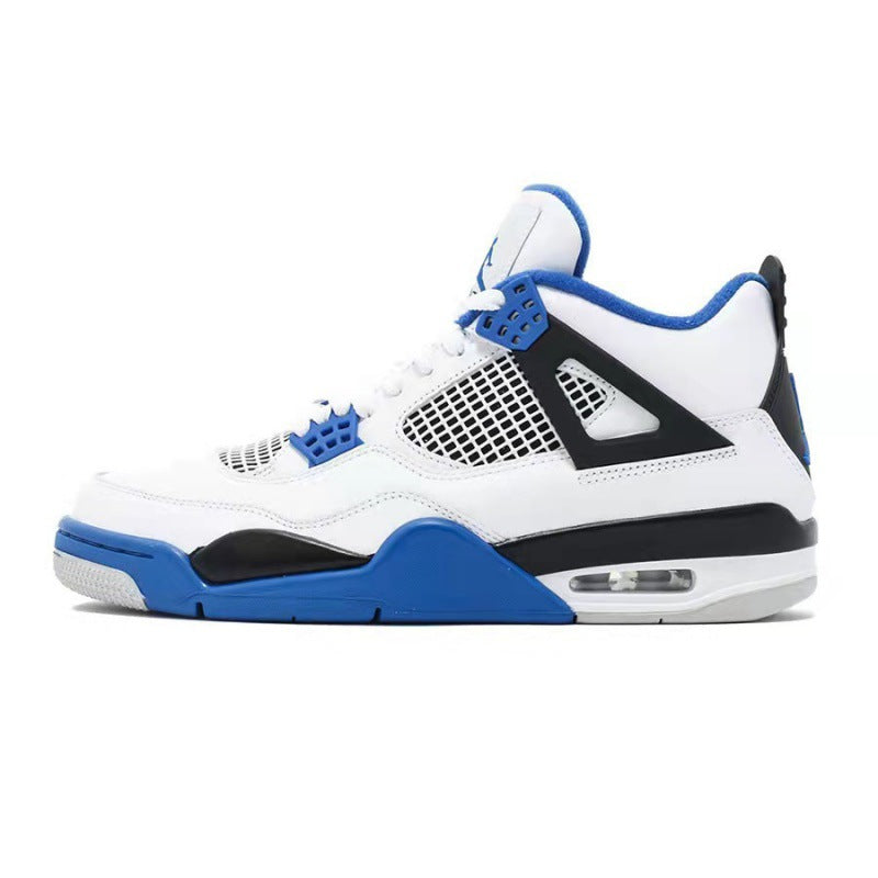 Nike Air Jordan 4 Retro Oxidized Shoes White Black Blue