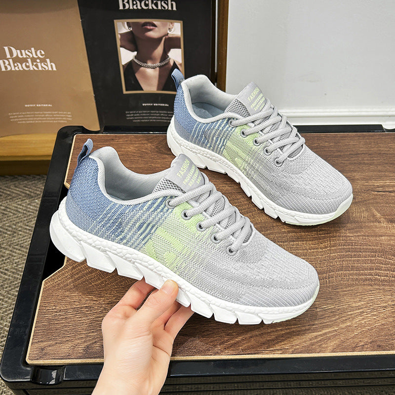 Women's Plus Size Casual Sneakers | Soft Bottom Breathable Mesh Lightweight Shoes