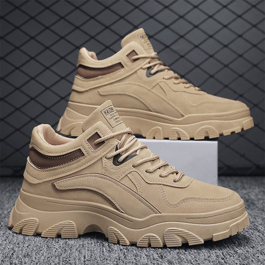 Men’s Low-top Work Boots – All-Match Casual Short Ankle Booties