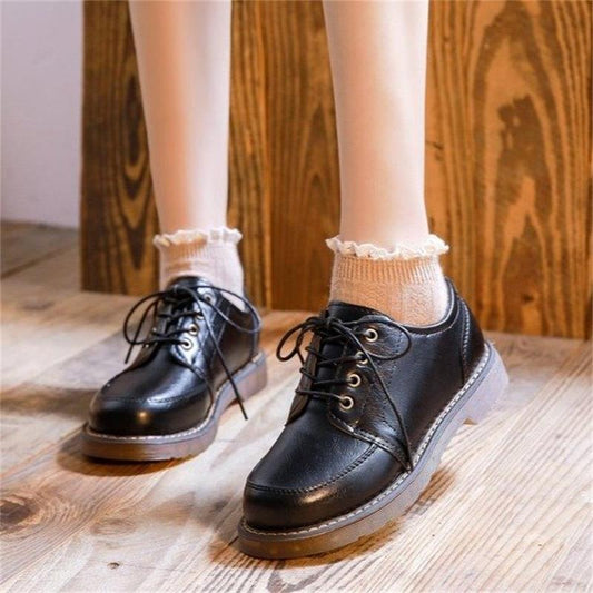 Women's Retro Mary Jane Shoes | Preppy Style Dress Shoes with Vintage Charm