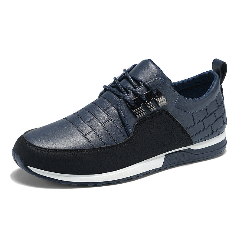Men's Casual Leather Shoes – Spring Trendy Non-Slip Wear-Resistant