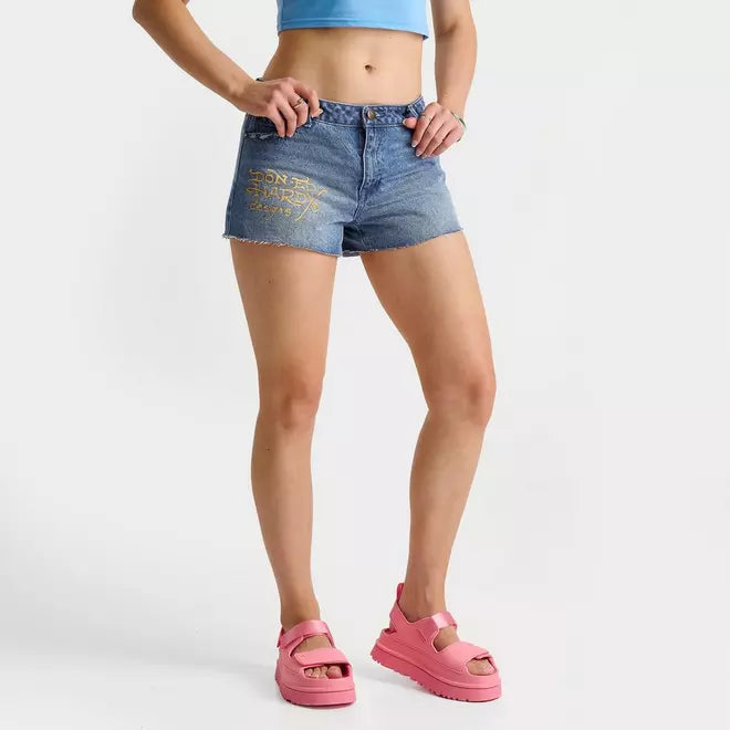 Women's Ed Hardy Dragon Denim Shorts