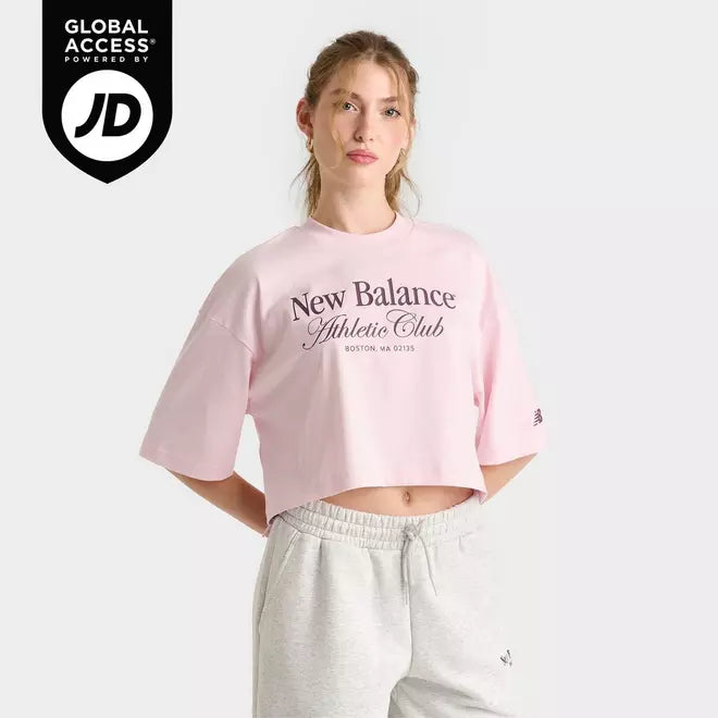Women's New Balance Crop Club T-Shirt