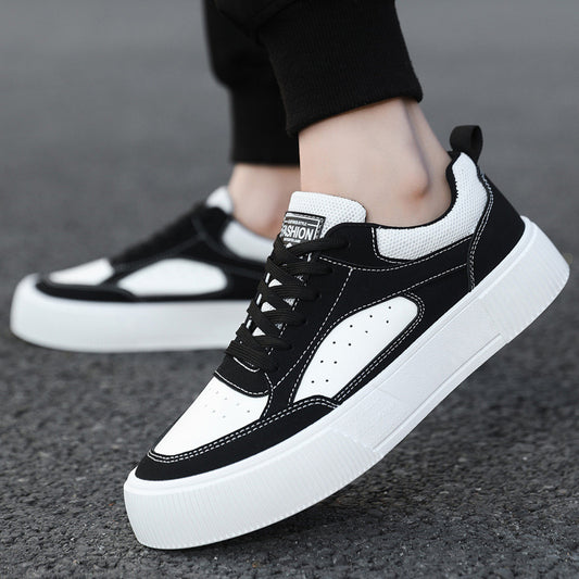 Men’s Low-Top Platform Sneakers – High Street All-Match Trendy Shoes