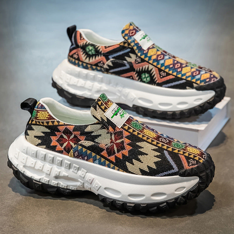 Men’s Height Increasing Shoes – Platform Slip-on Fashion Sneakers