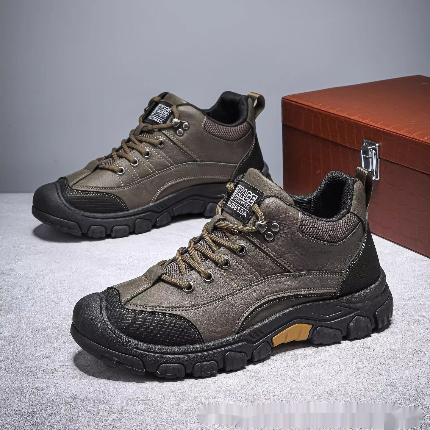 Men’s Plus Size Mountaineering Workwear Hiking Shoes