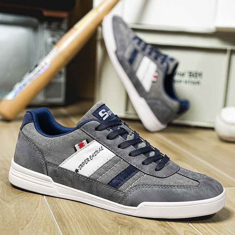 Men’s Denim Casual Shoes – Plus Size Outdoor Breathable Style