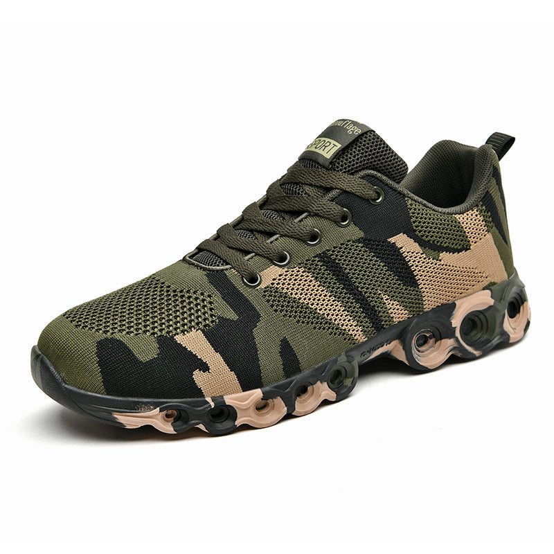Men’s Camouflage Sneakers – Non-slip, Lightweight, All-season Use
