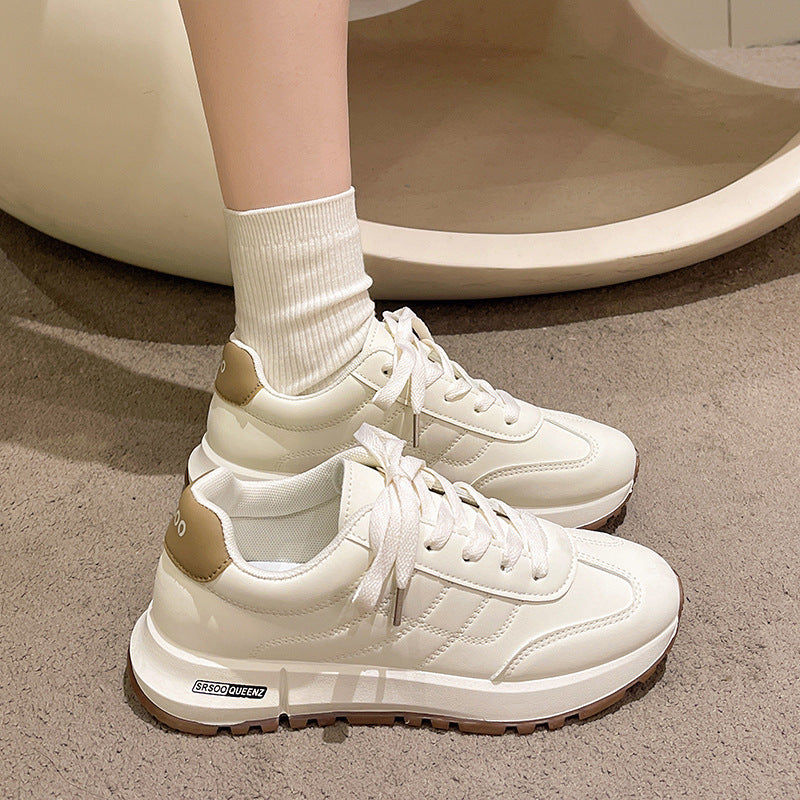 Women's White Platform Shoes | New Autumn Fashion Casual Sneakers