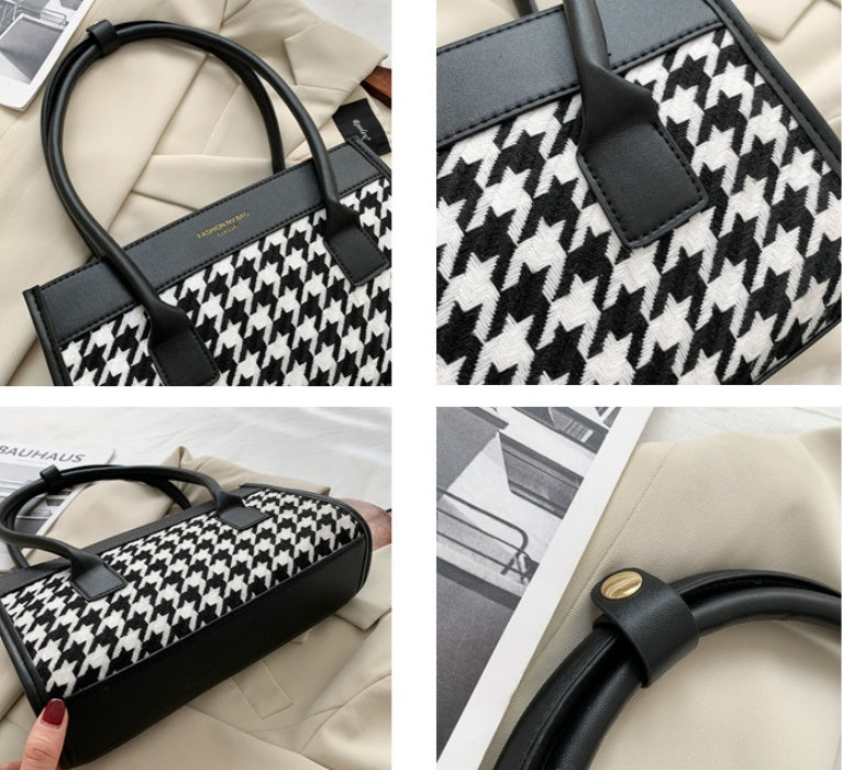 Women’s Plaid Handbag – Autumn & Winter Fashion Versatile Bag