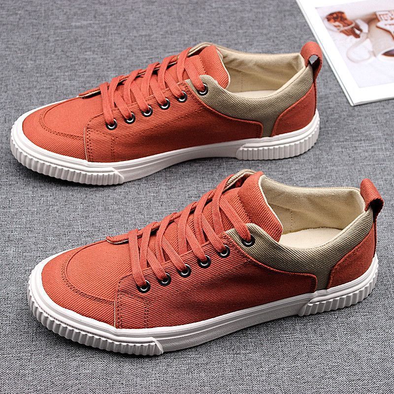 Men’s New Spring Canvas Shoes – Breathable Lace-Up Design