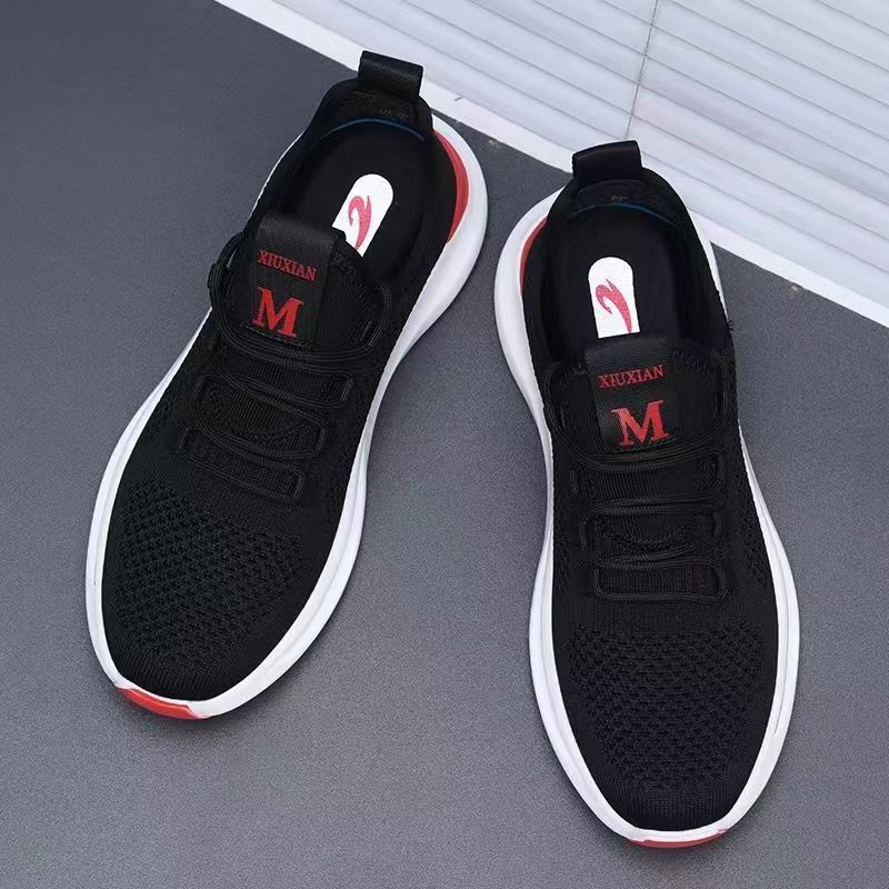 Men’s Casual Mesh Sports Shoes – Breathable, Soft-Bottom & Lightweight