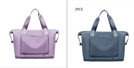 Women’s Foldable Gym Bag – Large Capacity Travel & Yoga Tote Bag