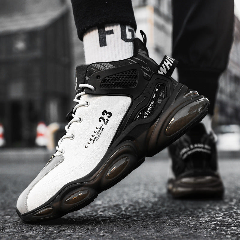 Men’s High-Top Basketball Sneakers – Casual Platform Shoes