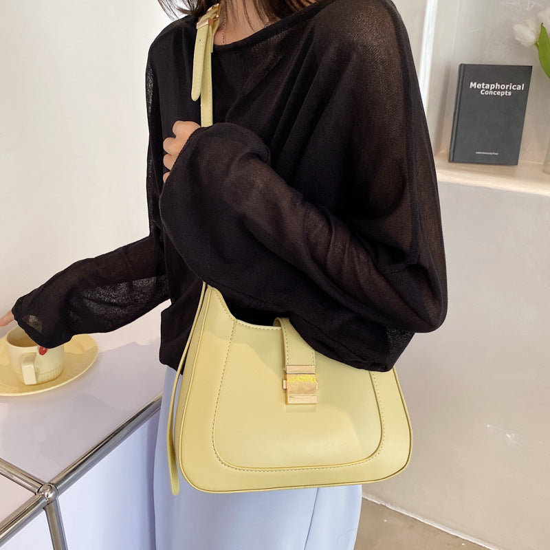 Women's Summer New Solid Color Fashion Messenger Handbag