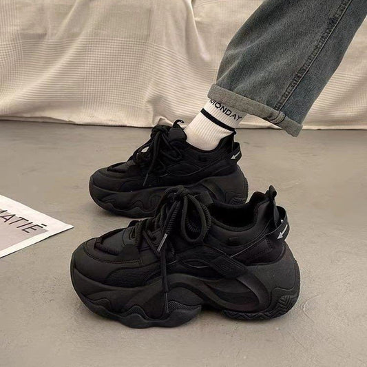 Women's Platform Fashion Lace Up Casual Sneakers