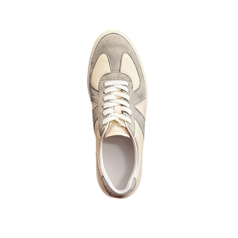 Men’s & Women’s Retro Skateboard Shoes – Casual Color Matching Flats