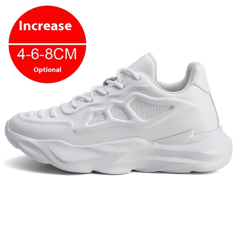Men’s Breathable Summer Sneakers – Invisible Height-Increasing 8CM Clunky Shoes