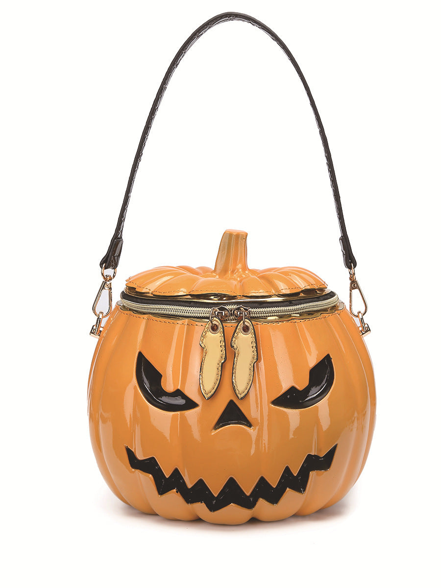 Women’s Pumpkin Shoulder Bag – Casual Multi-purpose Crossbody