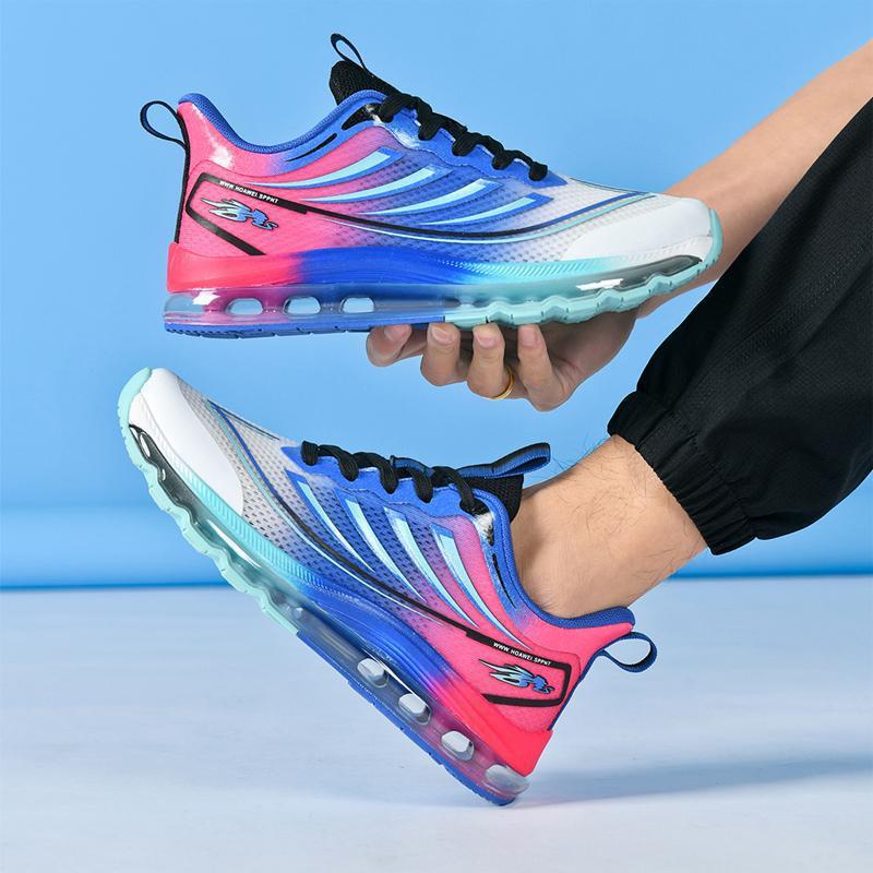 Men’s Large Size 48 Shoes – Flying Woven Breathable Sports Sneakers