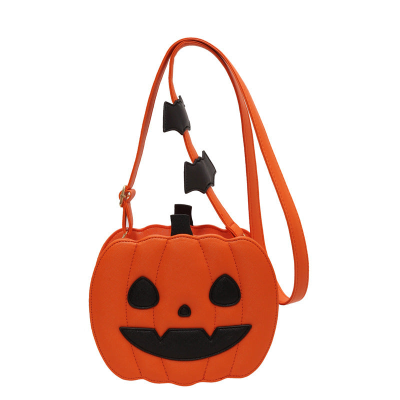 Women’s Halloween Shoulder Bag – Pumpkin Cartoon Personalized Bag