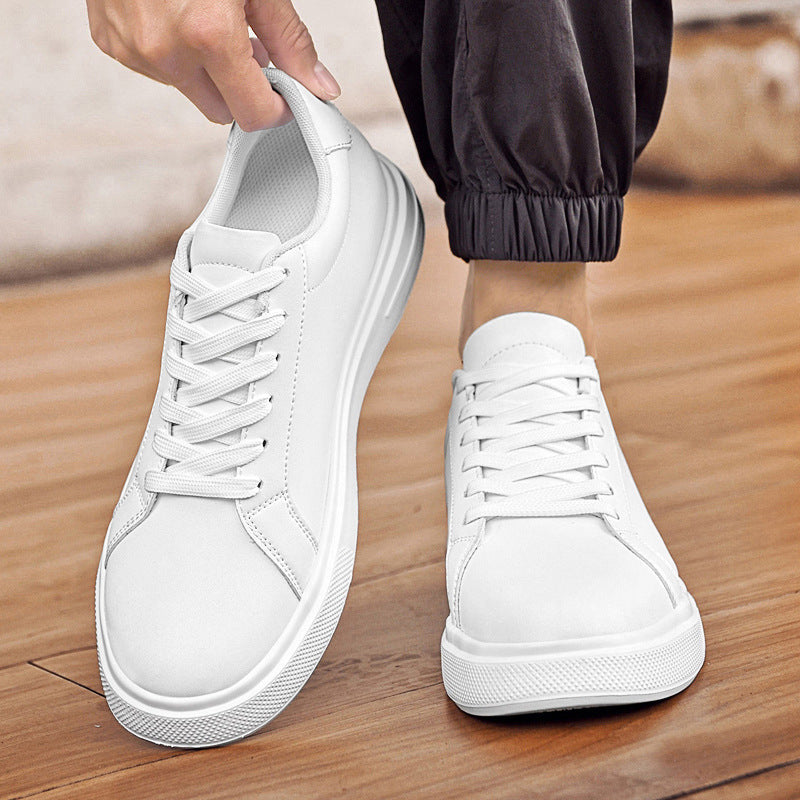 Men’s 8CM Invisible Height-Increasing Sneakers – Trendy Platform Casual Shoes