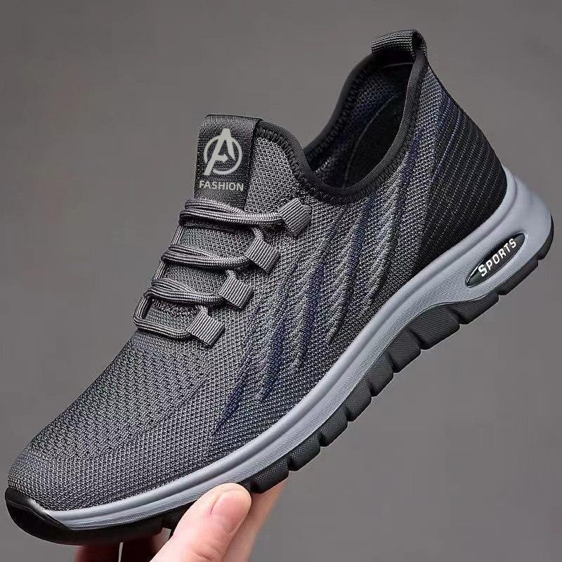 Men’s Summer Breathable Fly Woven Mesh Shoes – Lightweight & Comfortable