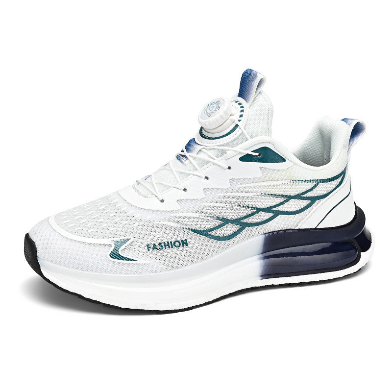 Men’s Rotating Button Running Shoes – Lightweight Comfort Sneakers